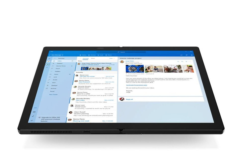 Lenovo ThinkPad X1 Fold 13.3" QXGA Tablet, Intel i5-L16G7, 1.40GHz, 8GB RAM, 256GB SSD, Win10P - 20RK000JUS