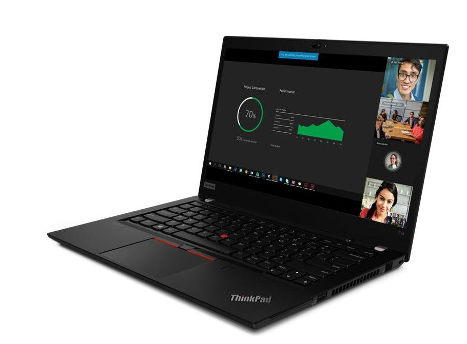 Lenovo ThinkPad T14 Gen 1 14" FHD Notebook, Intel i5-10310U, 1.70GHz, 16GB RAM, 256GB SSD, Win10P - T14G1-i5-16-256-W10P (Refurbished)