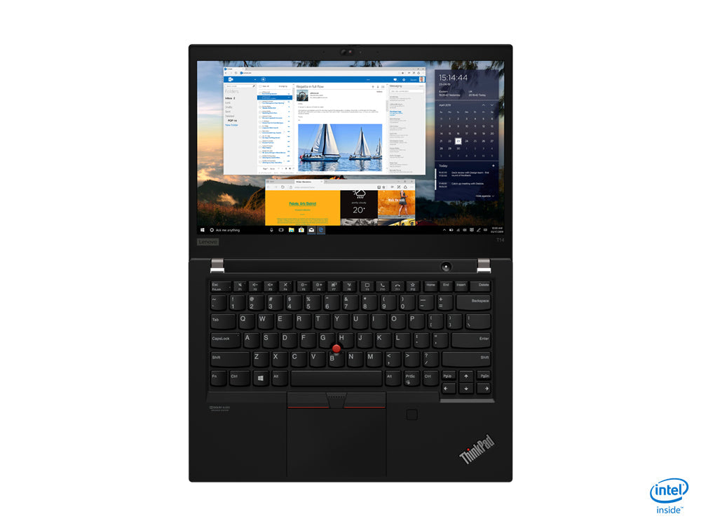 Lenovo ThinkPad T14 Gen 1 14" 4K UHD Notebook, Intel i7-10510U, 1.80GHz, 16GB RAM, 512GB SSD, Win10P - 20S0002QUS
