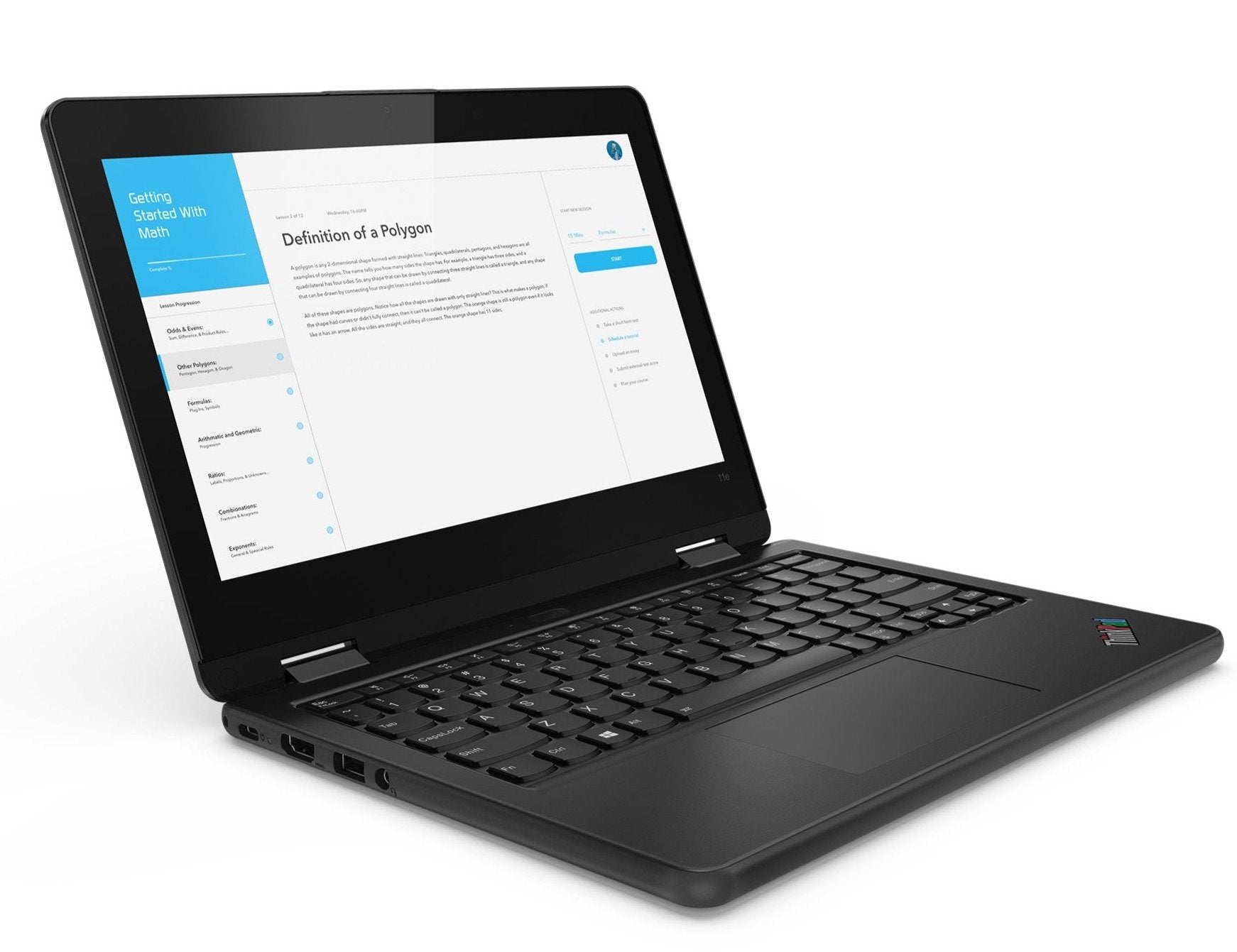 Lenovo ThinkPad Yoga 11e Gen 6 11.6" HD Convertible Notebook, Intel i5-8200Y, 1.30GHz, 8GB RAM, 128GB SSD, Win10P - 20SES0M800