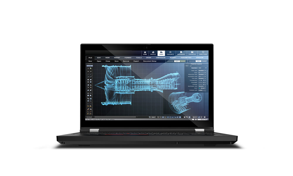 Lenovo ThinkPad P15 Gen-1 15.6" 4K UHD Mobile Workstation, Intel i7-10850H, 2.70GHz, 32GB RAM, 512GB SSD, Win10P - 20ST004GUS
