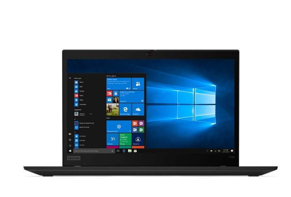 Lenovo ThinkPad T14s G1 14" FHD Notebook, Intel i5-10210U, 1.60GHz, 8GB RAM, 256GB SSD, Win10P - 20T0002KUS