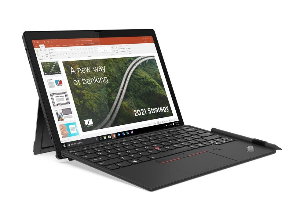 Lenovo ThinkPad X12 12.3" FHD+ Detachable Tablet, Intel i5-1130G7, 1.80GHz, 8GB RAM, 256GB SSD, Win11P - 20UW004AUS