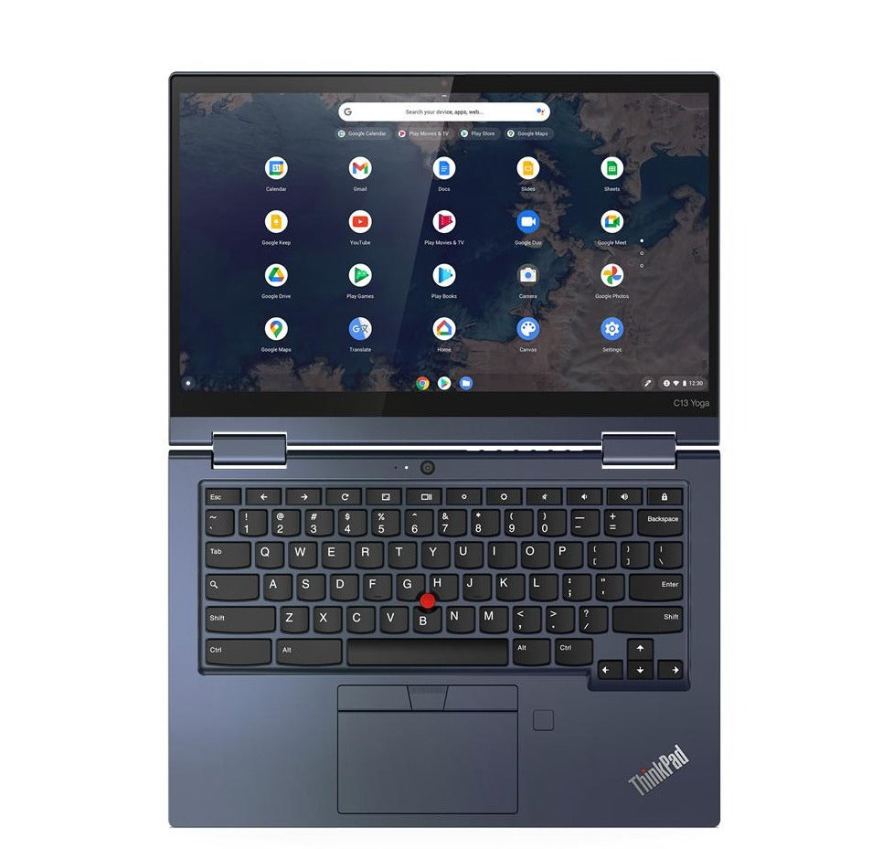 Lenovo ThinkPad C13 Yoga Gen-1 13.3" FHD Chromebook, AMD Athlon Gold 3150C, 2.40GHz, 4GB RAM, 32GB eMMC, Chrome OS - 20UX001PUS