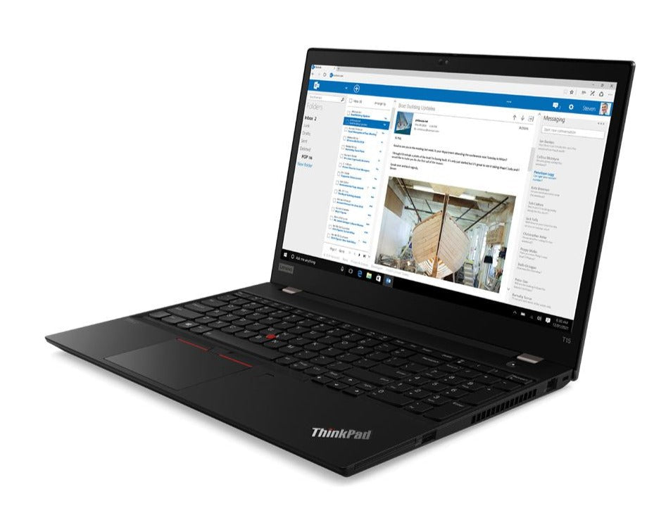 Lenovo ThinkPad T15 Gen-2 15.6" FHD Notebook, Intel i7-1165G7, 2.80GHz, 8GB RAM, 256GB SSD, Win10P - 20W40017US