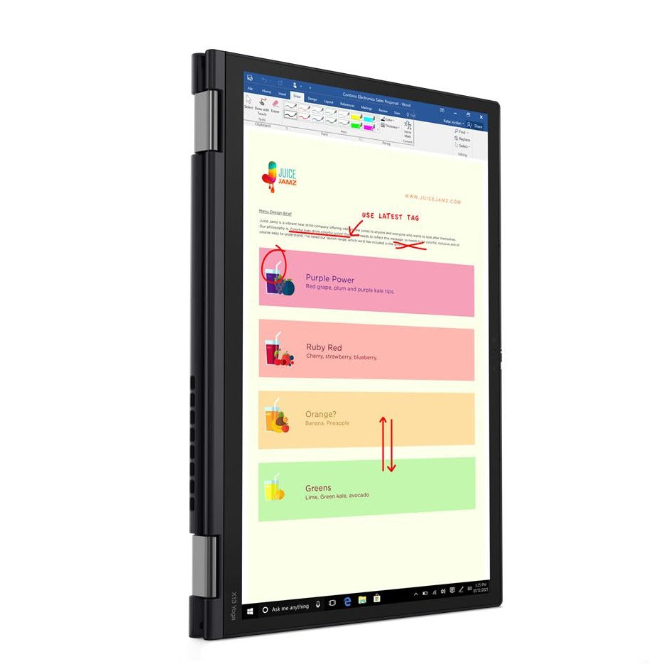 Lenovo ThinkPad X13 YOGA Gen-2 13.3" WUXGA Convertible Notebook, Intel i5-1145G7, 2.60GHz, 16GB RAM, 256GB SSD, Win11H - 203LEYX13i5G11DREF (Refurbished)