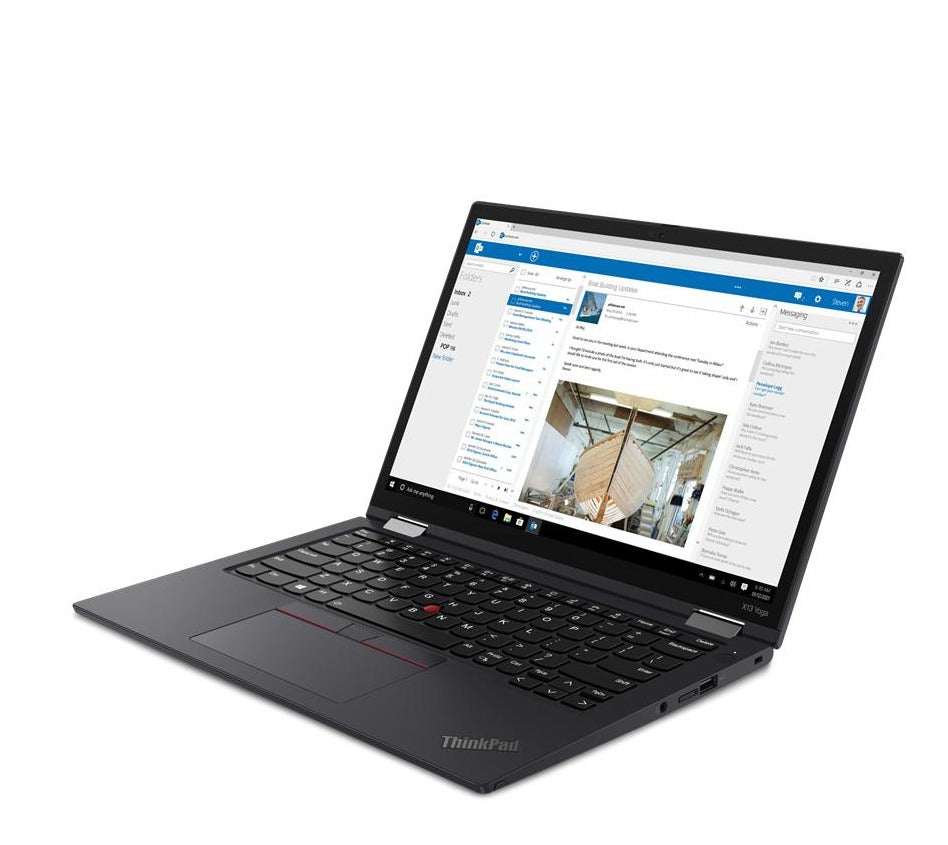 Lenovo ThinkPad X13 YOGA Gen-2 13.3" WUXGA Convertible Notebook, Intel i7-1165G7, 2.80GHz, 16GB RAM, 256GB SSD, Win10P - 20W8002XUS