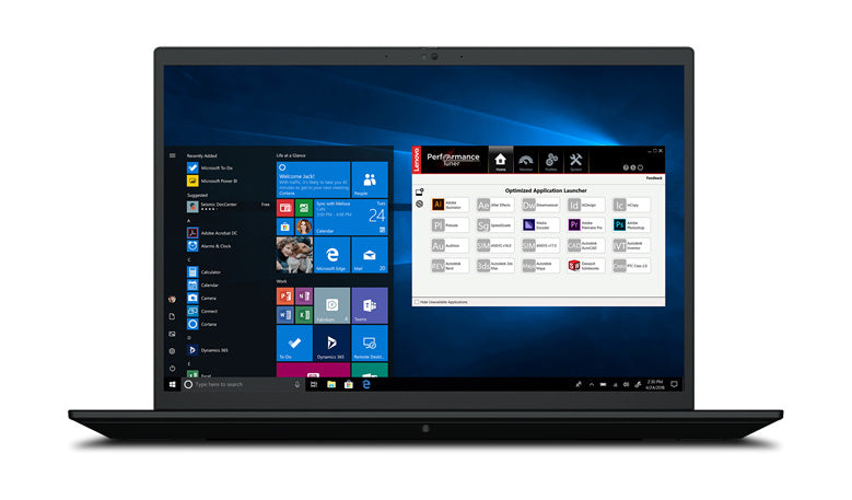 Lenovo ThinkPad P1 Gen-4 16" WQXGA Mobile Workstation, Intel i7-11850H, 2.50GHz, 32GB RAM, 1TB SSD, Win10P - 20Y3003CUS