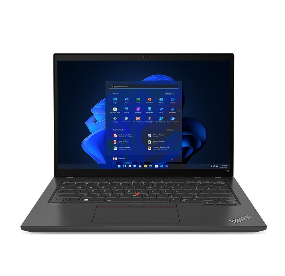 Lenovo ThinkPad T14 Gen 3 14" WUXGA Notebook, Intel i5-1245U, 1.60GHz, 16GB RAM, 512GB SSD, Win11DG - 21AH00BLUS