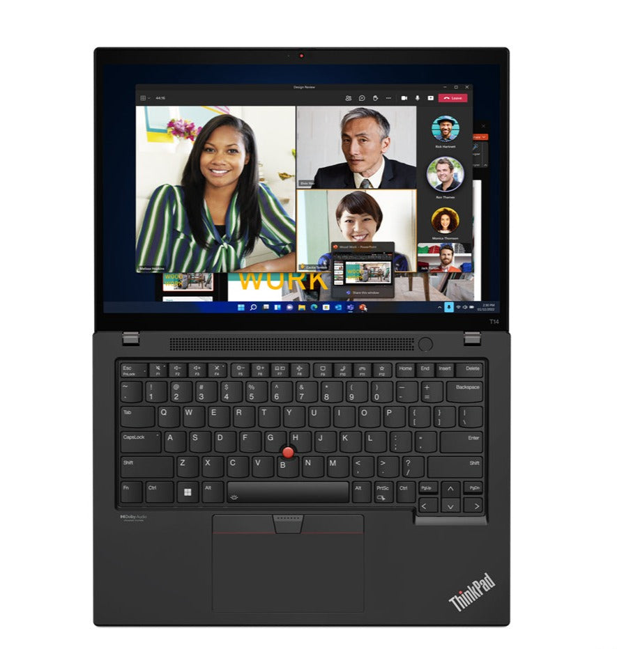 Lenovo ThinkPad T14 Gen 3 14" WUXGA Notebook, Intel i7-1260P, 2.10GHz, 16GB RAM, 512GB SSD, Win11DG - 21AH00BSUS