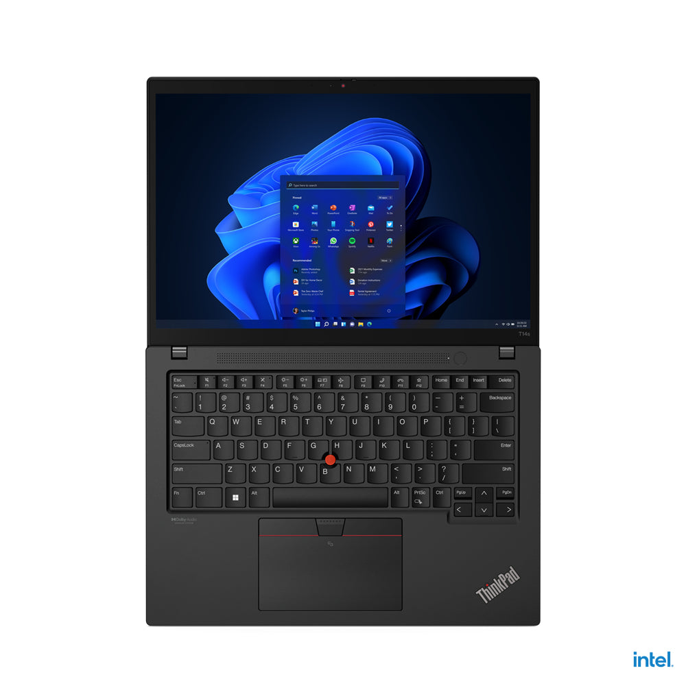 Lenovo ThinkPad T14s Gen 3 14" WUXGA Notebook, Intel i5-1250P, 1.70GHz, 16GB RAM, 256GB SSD, Win11DG - 21BR000DUS