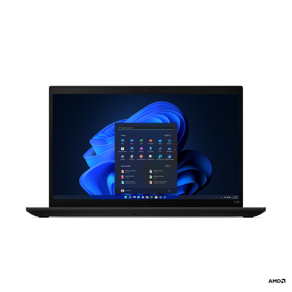 Lenovo ThinkPad L15 Gen 3 15.6" FHD Notebook, AMD R5-5675U, 2.30GHz, 16GB RAM, 512GB SSD, Win11DG - 21C7000XUS