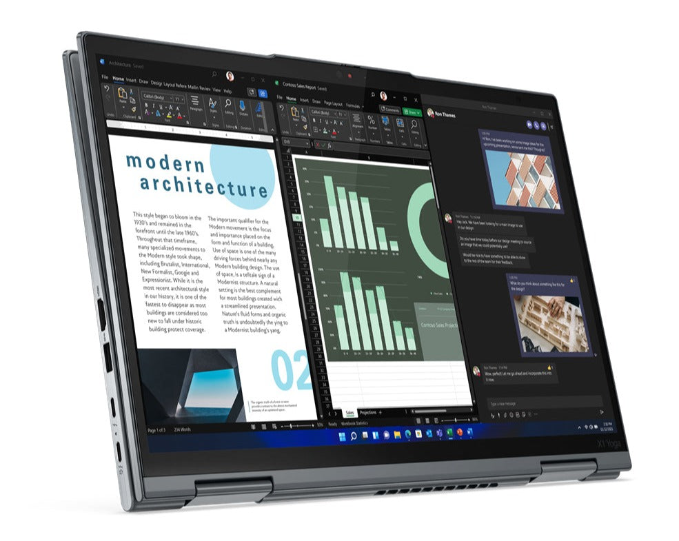 Lenovo ThinkPad X1 Yoga Gen 7 14" WUXGA Convertible Notebook, Intel i5-1240P, 1.70GHz, 16GB RAM, 256GB SSD, Win11DG - 21CD000FUS
