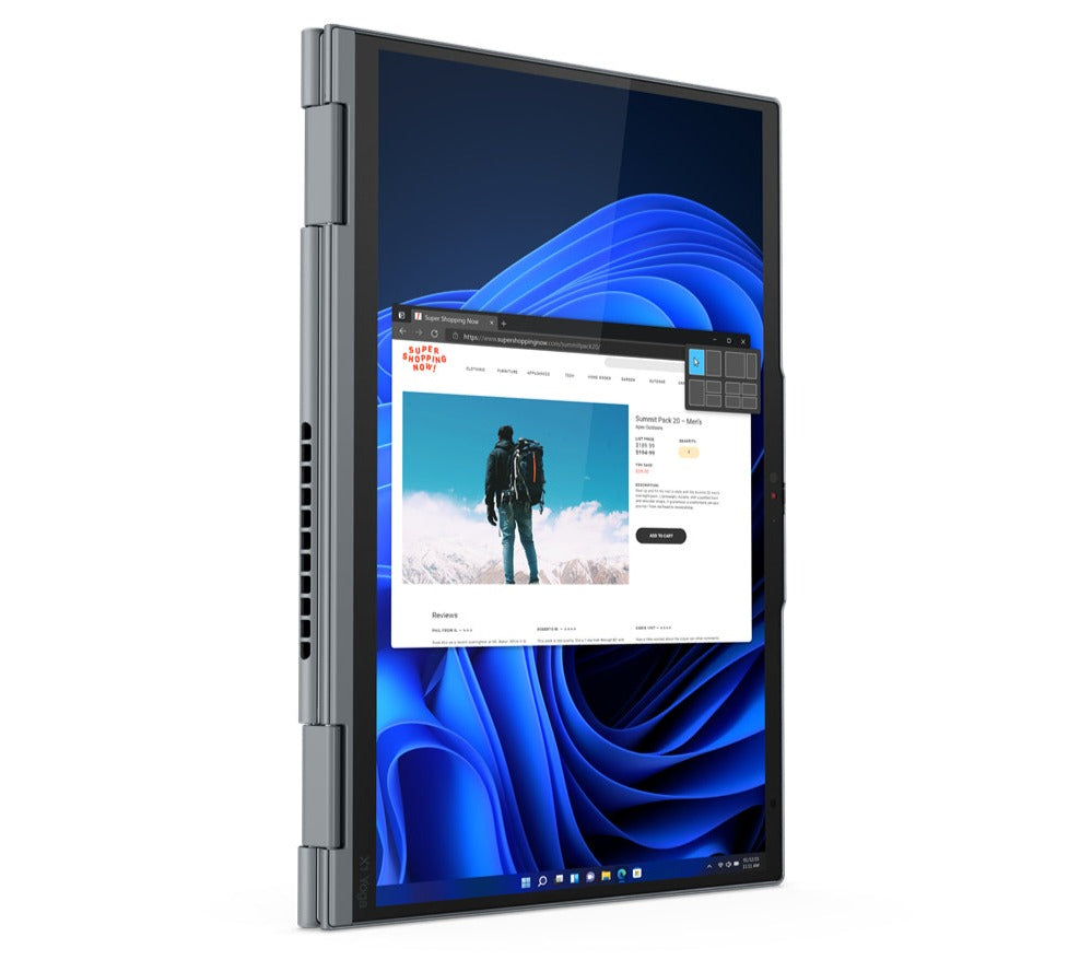 Lenovo ThinkPad X1 Yoga Gen 7 14" WUXGA Convertible Notebook, Intel i5-1235U, 1.30GHz, 16GB RAM, 256GB SSD, Win11DG - 21CD0045US