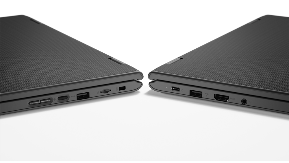 Lenovo 300e 11.6" HD 2nd Gen Convertible Notebook, AMD 3015e, 1.20GHz, 4GB RAM, 64GB eMMC, Win10P - 82GK001PUS