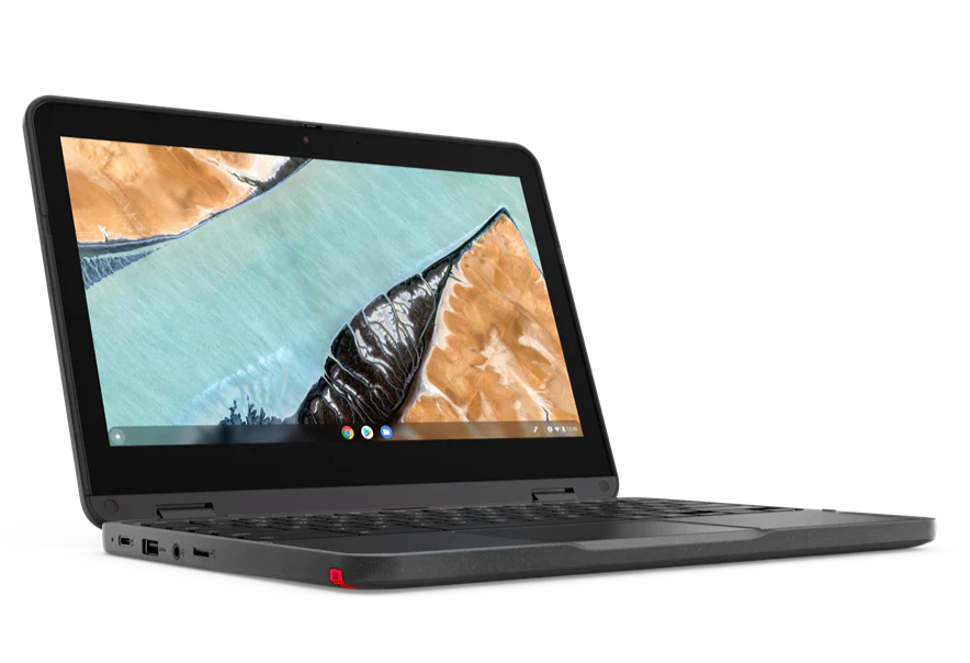 Lenovo 300e 11.6" HD Gen 3 Convertible Chromebook, AMD 3015Ce, 1.20GHz, 4GB RAM, 32GB eMMC, Chrome OS - 82J9000NUS