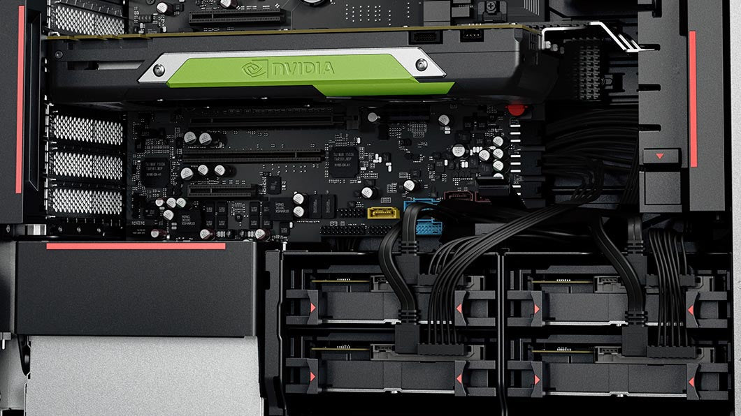 Lenovo ThinkStation P520 Tower Workstation, Intel Xeon W-2225, 4.10GHz, 16GB RAM, 512GB SSD, Win11PWS - 30BE00NMUS