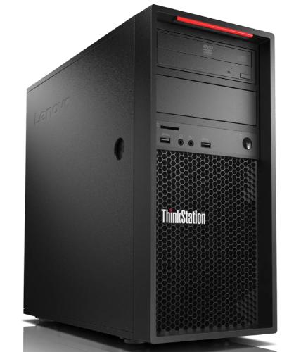 Lenovo ThinkStation P520c Tower Desktop Workstation, Intel Xeon W-2125, 4.0GHz, 16GB RAM, 512GB SSD, Windows 10 Pro 64-Bit - 30BX005FUS