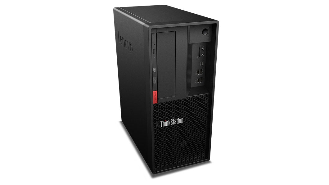 Lenovo ThinkStation P330 Tower Workstation, Intel Core i7-9700, 3.0GHz, 16GB RAM, 512GB SSD, Windows 10 Pro-64Bit - 30CY0015US