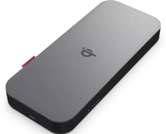 Lenovo Go Wireless Mobile Power Bank, 10,000mAh, 1 x USB-C Port, 1 x USB-C Integrated Cable - 40ALLG1WWW