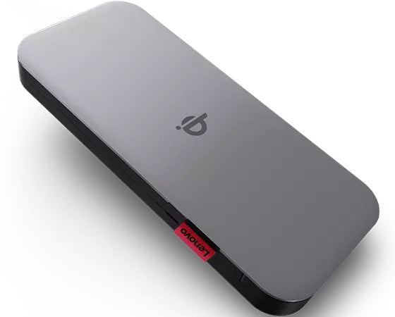 Lenovo Go Wireless Mobile Power Bank, 10,000mAh, 1 x USB-C Port, 1 x USB-C Integrated Cable - 40ALLG1WWW