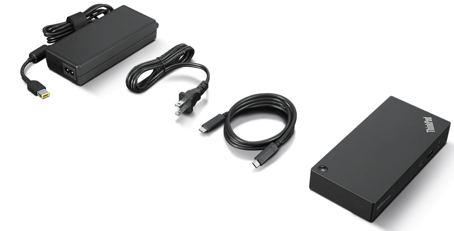 Lenovo Thinkpad Universal 135W USB-C Smart Dock, Slim Tip - 40B20135US