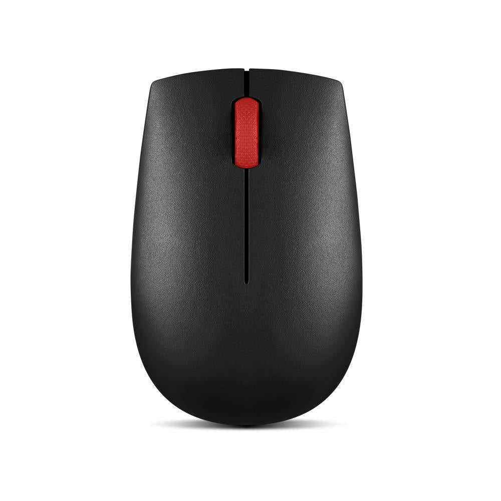 Lenovo Essential Compact Wireless Mouse, 2.4 GHz, Optical, 1000 dpi, Scroll Wheel, 3 Buttons, Ambidextrous - 4Y50R20864