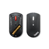 Lenovo ThinkPad Bluetooth Silent Wireless Mouse, Blue Optical, 2400 dpi, Scroll Wheel, 3 Buttons - 4Y50X88822