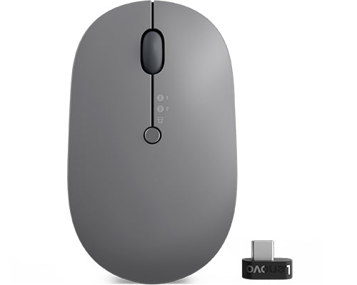 Lenovo Go Wireless Multi-Device Mouse, Blue Optical, 2.4GHz, Scroll Wheel, 3 Buttons - 4Y51C21217