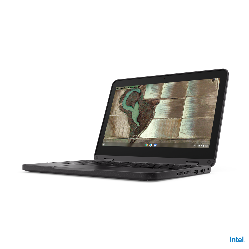 Lenovo 500e Gen-3 11.6" HD Chromebook, Intel Celeron N5100, 1.10GHz, 4GB RAM, 32GB eMMC, ChromeOS- 82JB0001US