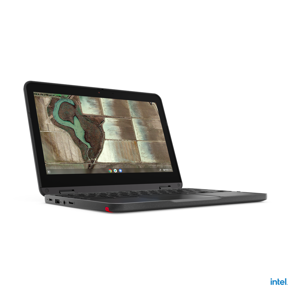 Lenovo 500e Gen-3 11.6" HD Chromebook, Intel Celeron N5100, 1.10GHz, 4GB RAM, 32GB eMMC, ChromeOS- 82JB0001US