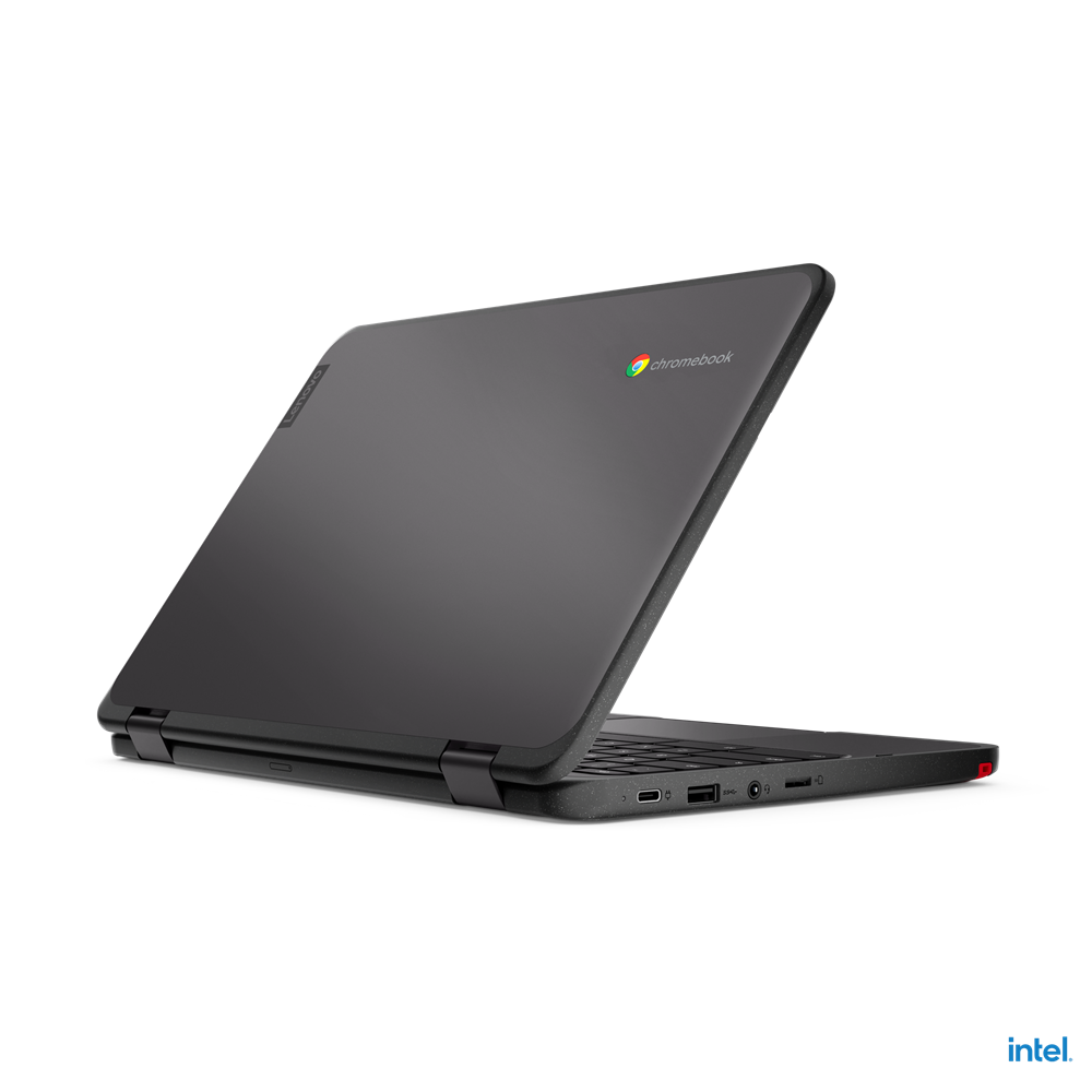 Lenovo 500e Gen-3 11.6" HD Chromebook, Intel Celeron N5100, 1.10GHz, 4GB RAM, 32GB eMMC, ChromeOS- 82JB0001US