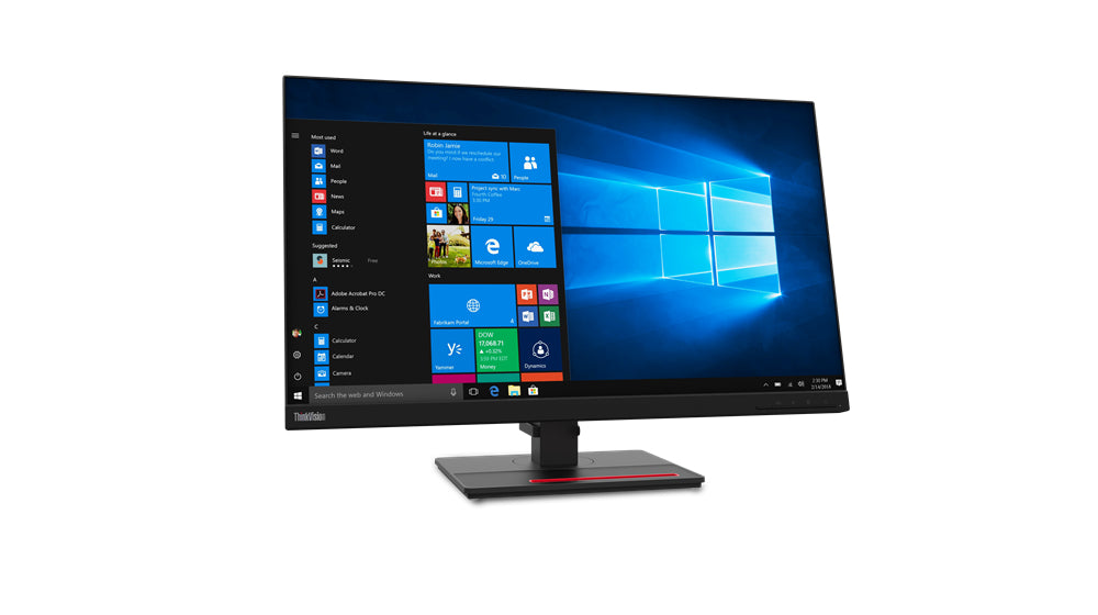Lenovo ThinkVision T27h-20 27" QHD LED Monitor, 16:9, 4ms, 1000:1-Contrast - 61ECGAR2US