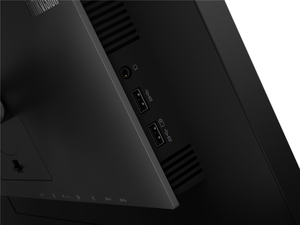Lenovo ThinkVision P24h-20 23.8" QHD LED Monitor, 16:9, 6ms, 3M:1-Contrast - 61F4GAR1US