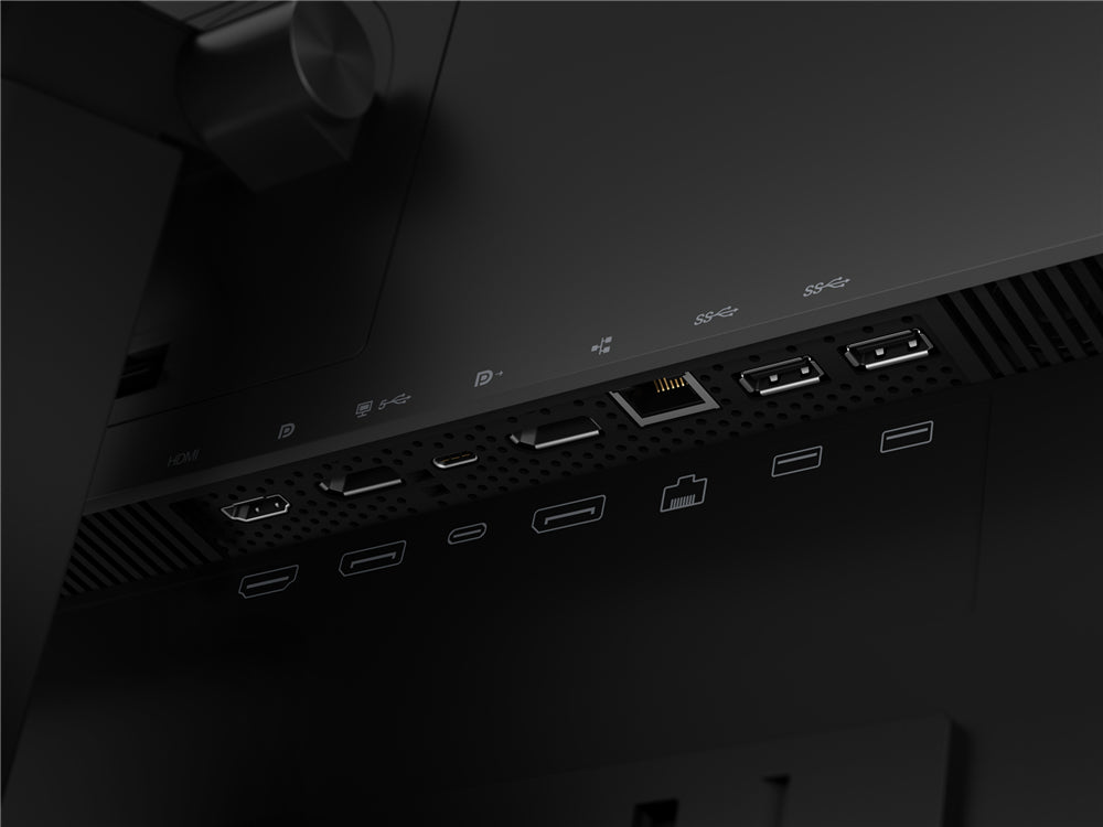 Lenovo ThinkVision P24h-2L 23.8" QHD WLED Monitor, 16:9, 6ms, 1000:1-Contrast - 62B2GAR1US