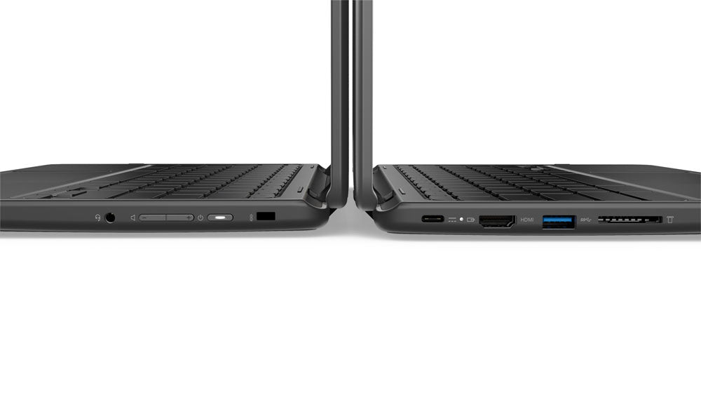 Lenovo 300e Chromebook 11.6" Touch LCD 2 in 1 Chromebook MediaTek M8173C 2.10GHz 4GB 32GB SSD Chrome OS 81H00000US
