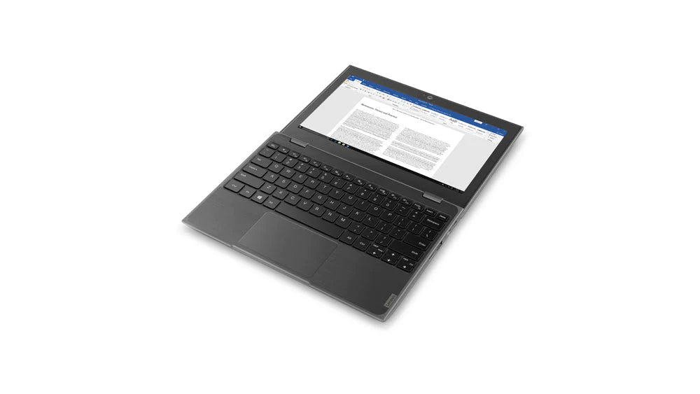 Lenovo 100e 2nd Gen 11.6" HD Notebook, Intel Celeron N4120, 1.10GHz, 4GB RAM, 128GB SSD, Win10P - 81M8005MUS