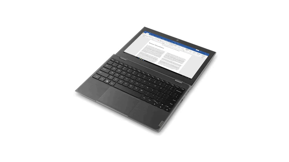 Lenovo 100e 2nd Gen 11.6" HD Notebook, Intel Celeron N4020, 1.10GHz, 4GB RAM, 128GB SSD, Win11DG - 81M80089US