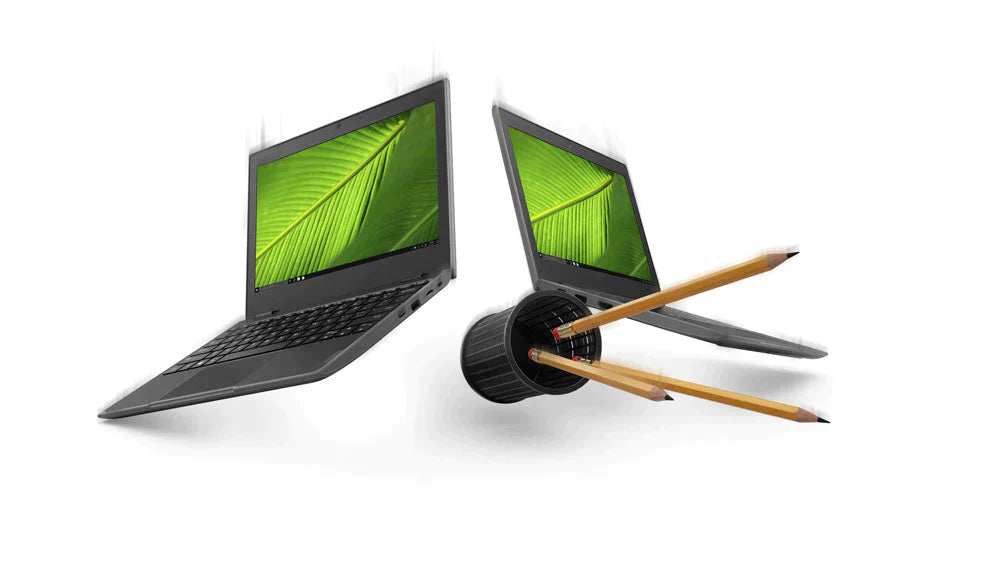 Lenovo 100e 2nd Gen 11.6" HD Notebook, Intel Celeron N4020, 1.10GHz, 4GB RAM, 128GB SSD, Win11DG - 81M80089US
