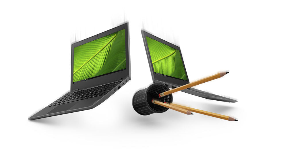 Lenovo 100e 2nd Gen 11.6" HD  Notebook, Intel Celeron N4000, 1.10GHz, 4GB RAM, 128GB SSD, Win10P- 81M8002FUS