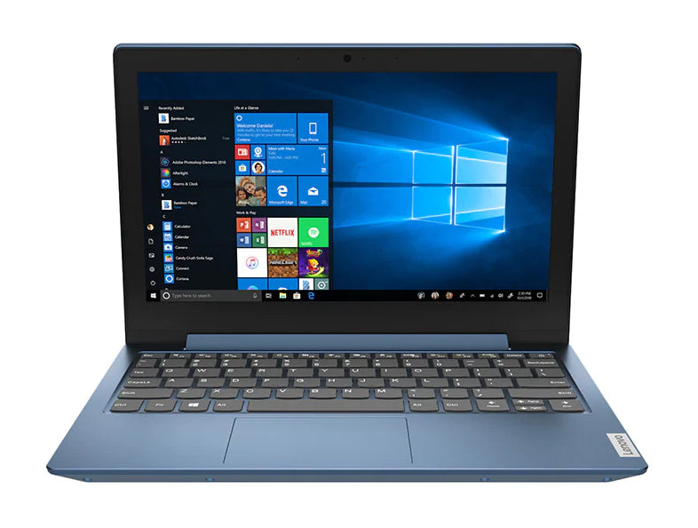 Lenovo IdeaPad 1 11IGL05 11.6" HD Notebook, Intel Celeron N4020, 1.10GHz, 4GB RAM, 64GB eMMC, W10H-S - 81VT0007US (Refurbished)