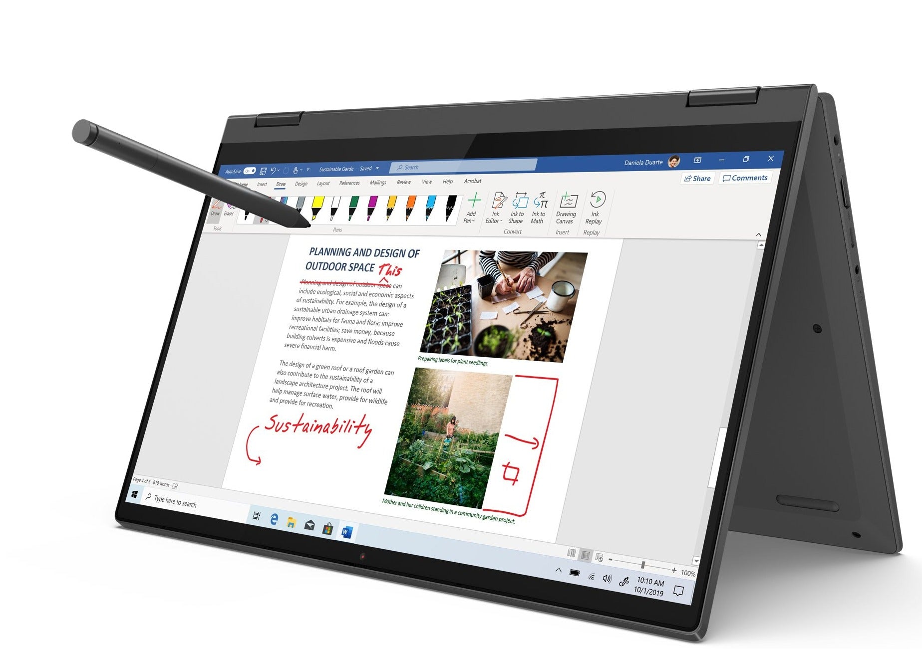 Lenovo IdeaPad Flex 5 14IIL05 14" FHD Notebook, Intel i5-1035G1, 1.0GHz, 8GB RAM, 512GB SSD, Win10H - 81X1000AUS (Refurbished)