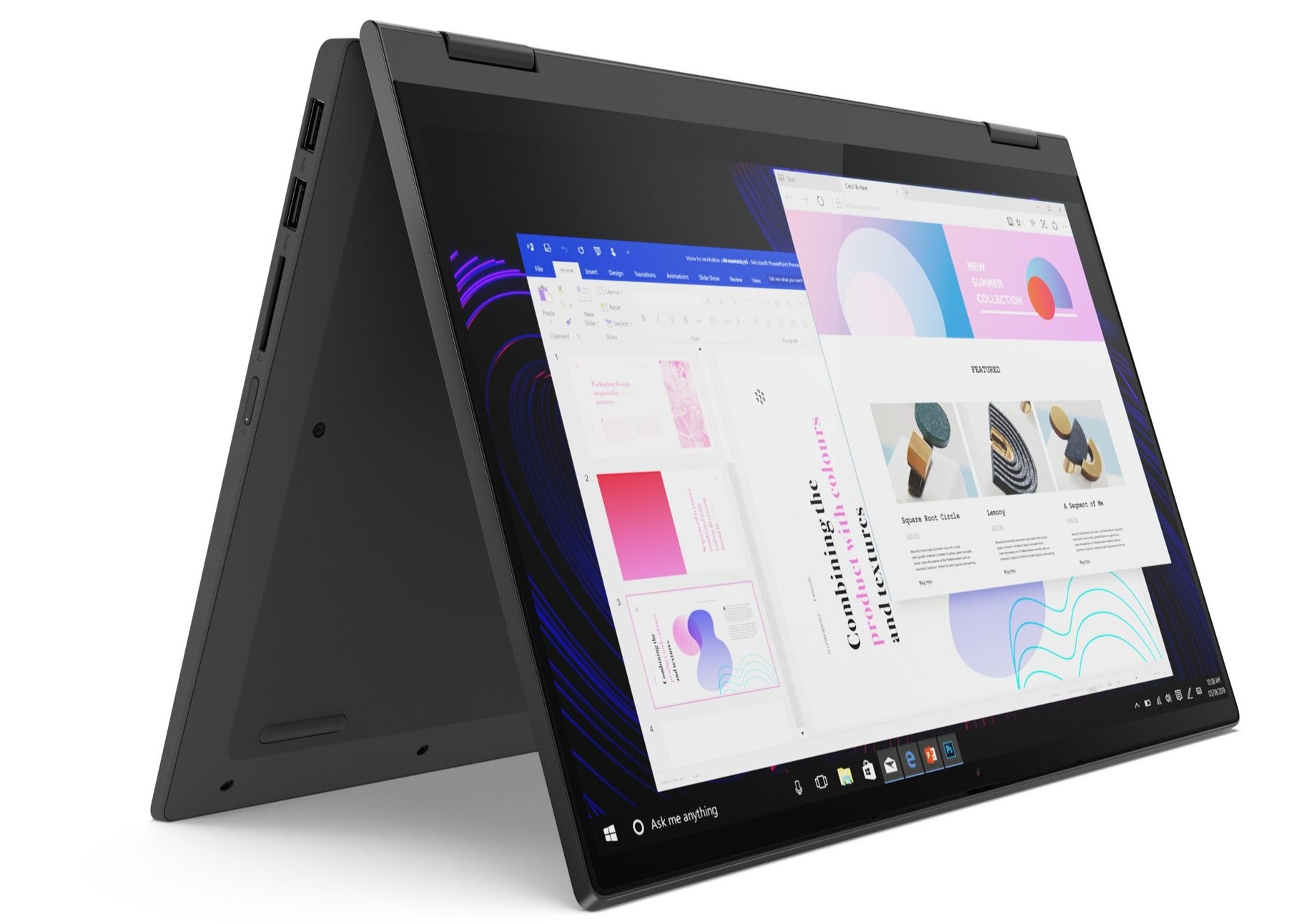 Lenovo IdeaPad Flex 5 15IIL05 15.6" FHD Convertible Notebook, Intel i5-1035G1,1.0GHz, 8GB RAM, 256GB SSD, Win10H - 81X30009US (Refurbished)