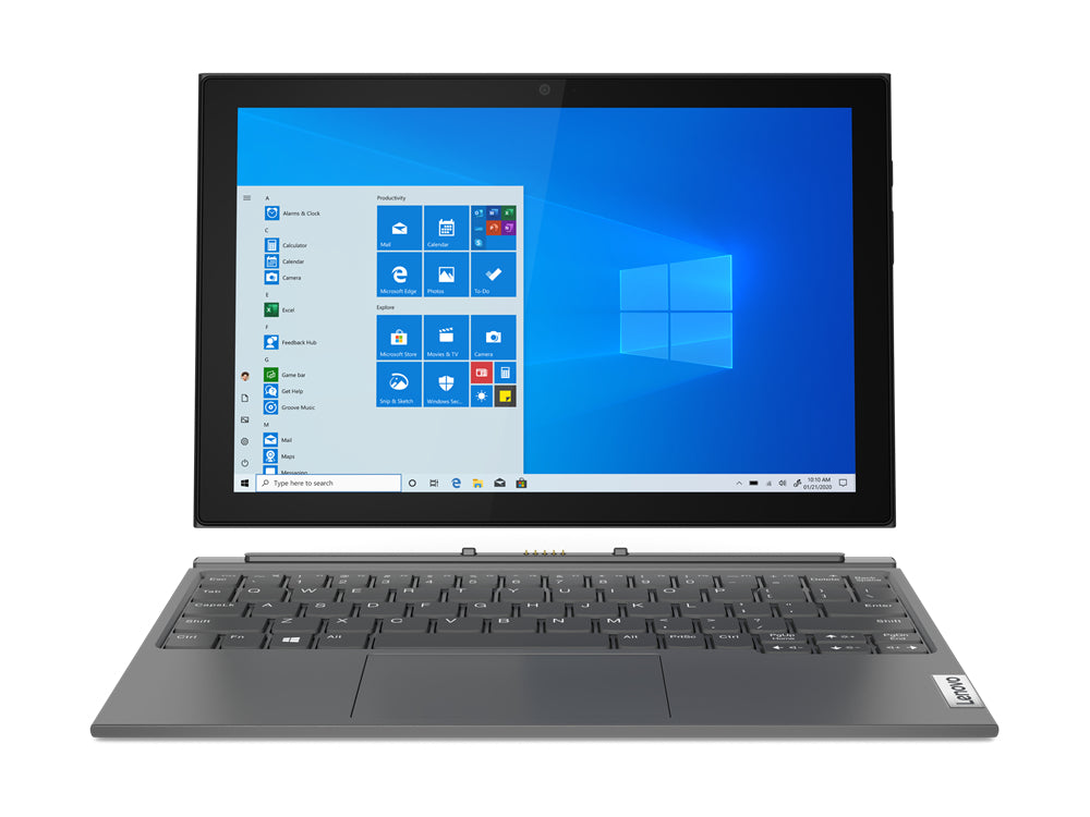 Lenovo IdeaPad Duet 3 10IGL5 10.3" WUXGA Notebook, Intel Celeron N4020, 1.10GHz, 4GB RAM, 128GB eMMC, Win11HS - 82AT00F1US