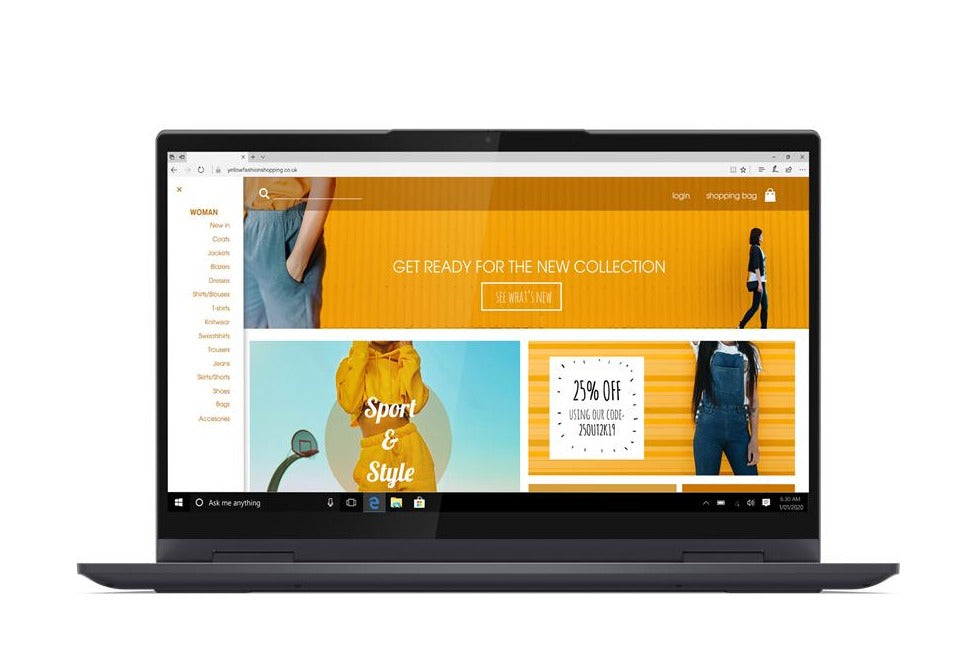 Lenovo Yoga 7 14ITL5 14" FHD Convertible Notebook, Intel i5-1135G7, 2.40GHz, 12GB RAM, 512GB SSD, Win11H - 82BH00DNUS (Refurbished)