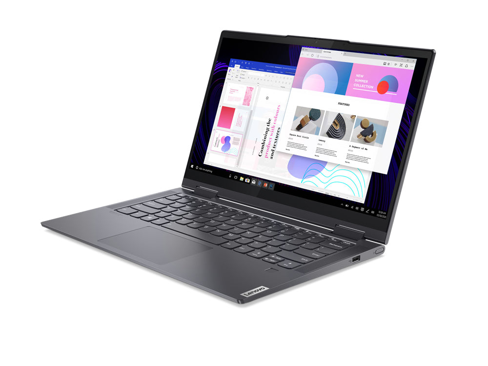 Lenovo Yoga 7 14ITL5 14" FHD Convertible Notebook, Intel i5-1135G7, 2.40GHz, 12GB RAM, 512GB SSD, Win10H - 82BH0004US (Refurbished)