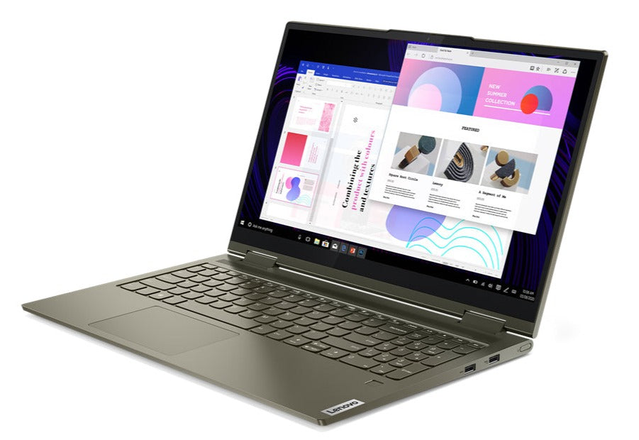 Lenovo Yoga 7 15ITL5 15.6" FHD Convertible Notebook, Intel i5-1135G7, 2.40GHz, 8GB RAM, 256GB SSD, Win11H - 82BJ007UUS (Refurbished)