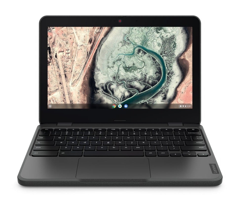 Lenovo 100e Gen-3 11.6" HD Chromebook, Intel Celeron N4500, 1.10GHz, 4GB RAM, 32GB eMMC, Chrome OS - 82UY0000US