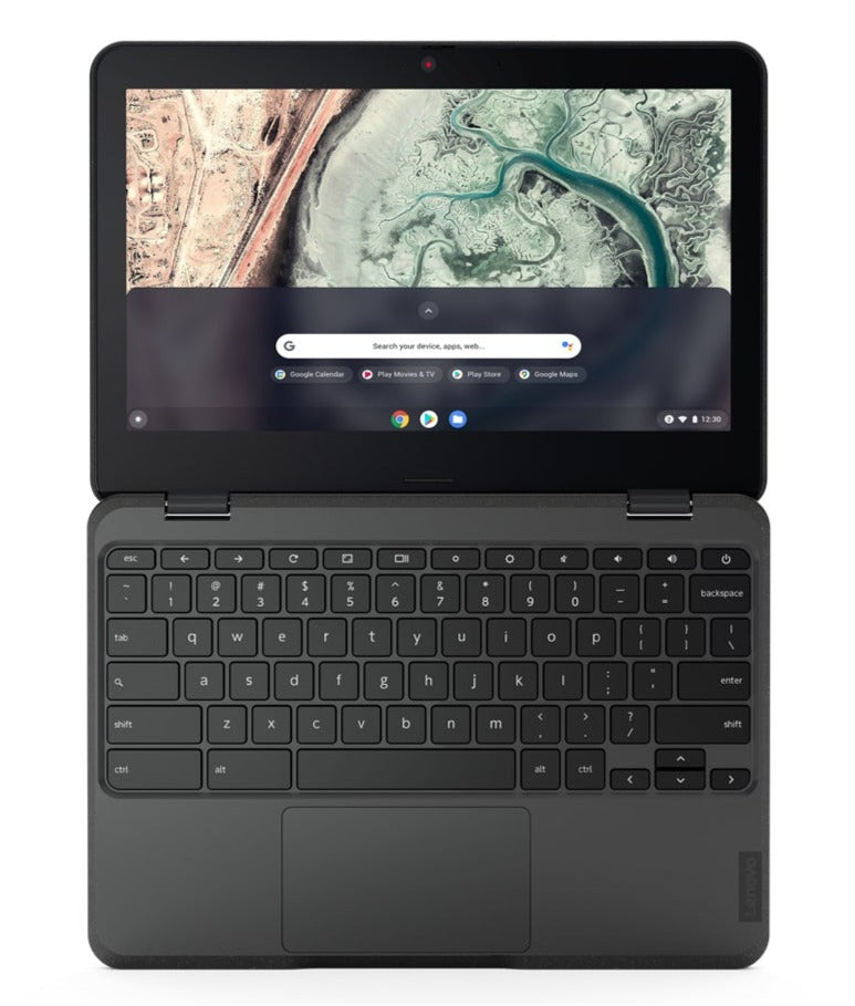 Lenovo 100e Gen-3 11.6" HD Chromebook, Intel Celeron N4500, 1.10GHz, 4GB RAM, 32GB eMMC, Chrome OS - 82UY0000US