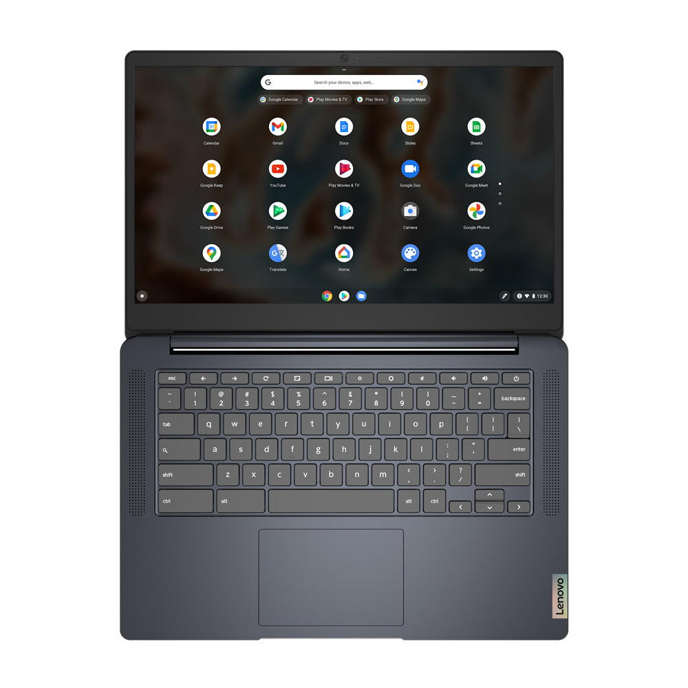 Lenovo IdeaPad 3 14M836 14" HD Chromebook, MediaTek MT8183, 2.0GHz, 4GB RAM, 32GB eMMC, ChromeOS - 82KN001KUS